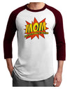 Mom Master Of Multi-tasking Adult Raglan Shirt-TooLoud-White-Cardinal-X-Small-Davson Sales