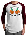 Stop Staring At My Pumpkins Adult Raglan Shirt by TooLoud-TooLoud-White-Cardinal-X-Small-Davson Sales