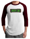 Beer 30 - Digital Clock Adult Raglan Shirt by TooLoud-Wall Clock-TooLoud-White-Cardinal-X-Small-Davson Sales