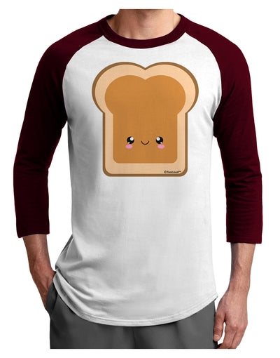 Cute Matching Design - PB and J - Peanut Butter Adult Raglan Shirt by TooLoud-TooLoud-White-Cardinal-X-Small-Davson Sales