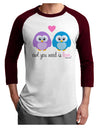 Owl You Need Is Love Adult Raglan Shirt by TooLoud-TooLoud-White-Cardinal-X-Small-Davson Sales