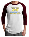4th Be With You Beam Sword 2 Adult Raglan Shirt-Raglan Shirt-TooLoud-White-Cardinal-X-Small-Davson Sales