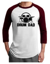 Drum Dad Adult Raglan Shirt by TooLoud-TooLoud-White-Cardinal-X-Small-Davson Sales