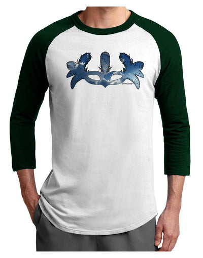 Air Masquerade Mask Adult Raglan Shirt by TooLoud-TooLoud-White-Forest-X-Small-Davson Sales