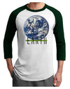 Planet Earth Text Adult Raglan Shirt