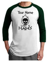 Personalized Cabin 13 Hades Adult Raglan Shirt-TooLoud-White-Forest-X-Small-Davson Sales