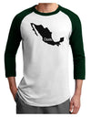 Mexico - Casa - Cinco De Mayo Adult Raglan Shirt-TooLoud-White-Forest-X-Small-Davson Sales