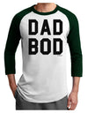 Dad Bod Design Adult Raglan Shirt by TooLoud-TooLoud-White-Forest-X-Small-Davson Sales