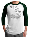Personalized Mr and Mrs -Name- Established -Date- Design Adult Raglan Shirt-TooLoud-White-Forest-X-Small-Davson Sales