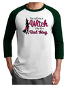 Witch - Bad Thing Adult Raglan Shirt-Raglan Shirt-TooLoud-White-Forest-X-Small-Davson Sales