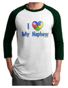 I Heart My Nephew - Autism Awareness Adult Raglan Shirt by TooLoud-TooLoud-White-Forest-X-Small-Davson Sales