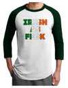 Irish As Feck Funny Adult Raglan Shirt by TooLoud-TooLoud-White-Forest-X-Small-Davson Sales