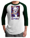 Cosmic Galaxy - E equals mc2 Adult Raglan Shirt by TooLoud-TooLoud-White-Forest-X-Small-Davson Sales