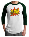 Mom Master Of Multi-tasking Adult Raglan Shirt-TooLoud-White-Forest-X-Small-Davson Sales