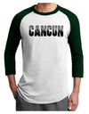 Cancun Mexico - Cinco de Mayo Adult Raglan Shirt-TooLoud-White-Forest-X-Small-Davson Sales