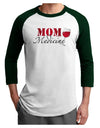 Mom Medicine Adult Raglan Shirt-TooLoud-White-Forest-X-Small-Davson Sales