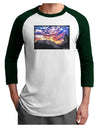 Colorado Rainbow Sunset Adult Raglan Shirt-Raglan Shirt-TooLoud-White-Forest-X-Small-Davson Sales