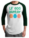 Lil' Egg Hunter - Easter - Green Adult Raglan Shirt by TooLoud-TooLoud-White-Forest-X-Small-Davson Sales