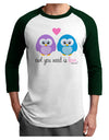 Owl You Need Is Love Adult Raglan Shirt by TooLoud-TooLoud-White-Forest-X-Small-Davson Sales