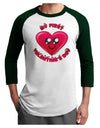 My First Valentine's Day Adult Raglan Shirt-Raglan Shirt-TooLoud-White-Forest-X-Small-Davson Sales