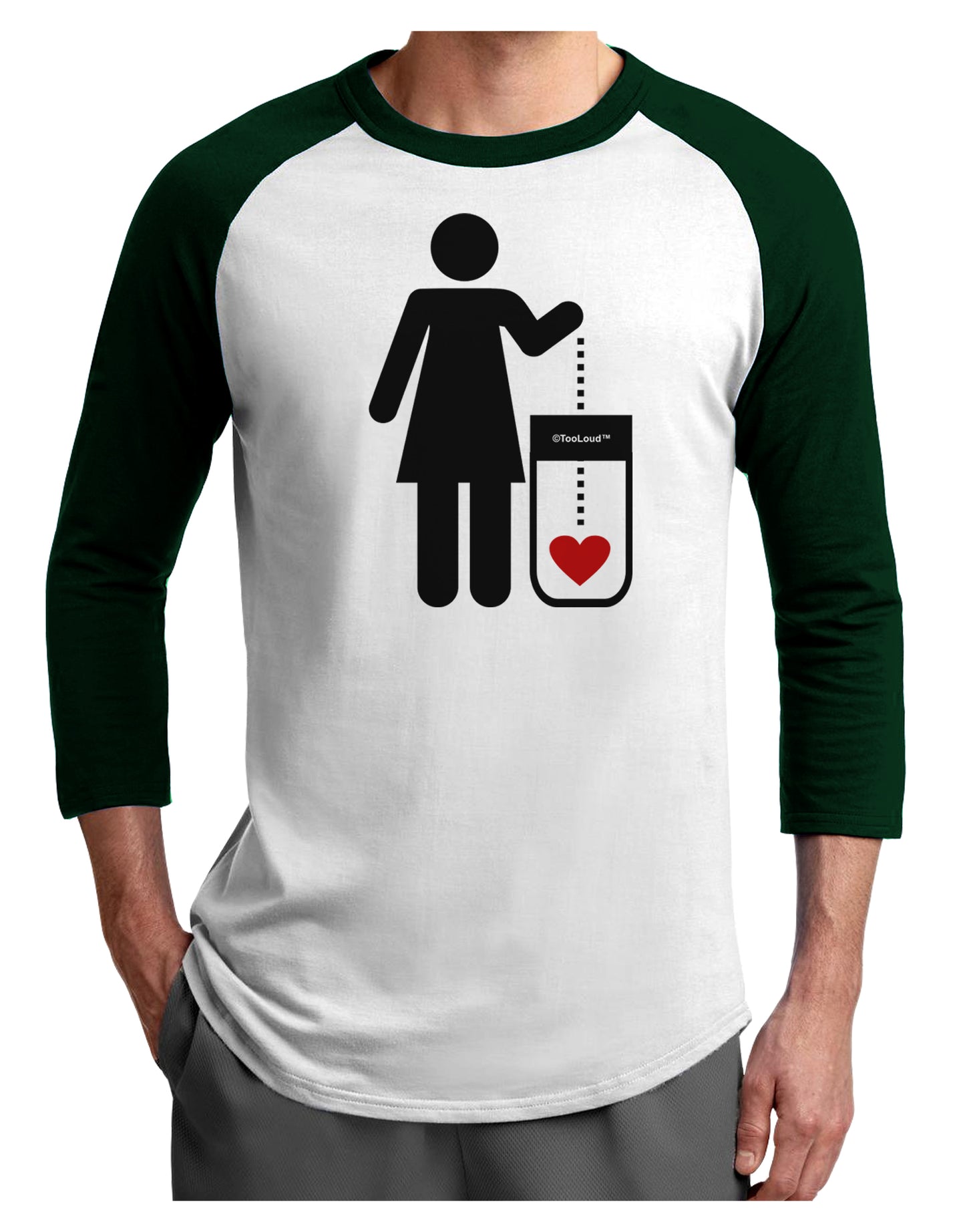 Single and Happy - Single Woman Adult Raglan Shirt by TooLoud-TooLoud-White-Forest-X-Small-Davson Sales