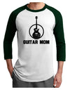 Guitar Mom - Mother's Day Design Adult Raglan Shirt-TooLoud-White-Forest-X-Small-Davson Sales