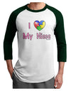 I Heart My Niece - Autism Awareness Adult Raglan Shirt by TooLoud-TooLoud-White-Forest-X-Small-Davson Sales