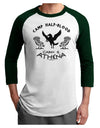 Camp Half Blood Cabin 6 Athena Adult Raglan Shirt by-Raglan Shirt-TooLoud-White-Forest-X-Small-Davson Sales