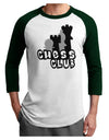 Chess Club Adult Raglan Shirt by TooLoud-TooLoud-White-Forest-X-Small-Davson Sales