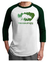 Jurassic Triceratops Design Adult Raglan Shirt by TooLoud-TooLoud-White-Forest-X-Small-Davson Sales