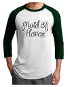 Maid of Honor - Diamond Ring Design Adult Raglan Shirt