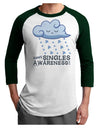 Happy Singles Awareness Day Adult Raglan Shirt-Raglan Shirt-TooLoud-White-Forest-X-Small-Davson Sales