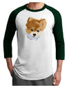 Custom Pet Art Adult Raglan Shirt by TooLoud-TooLoud-White-Forest-X-Small-Davson Sales