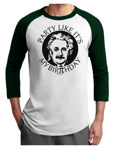 Pi Day - Birthday Design Adult Raglan Shirt by TooLoud-TooLoud-White-Forest-X-Small-Davson Sales