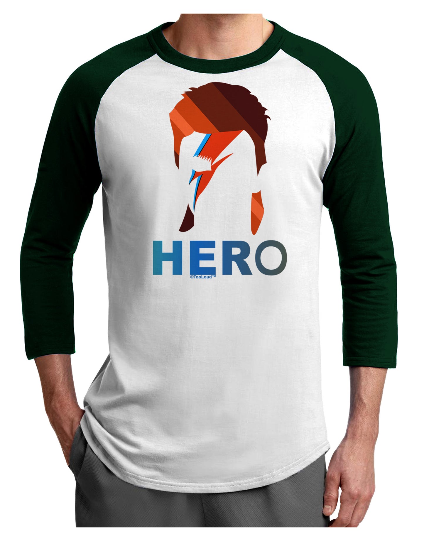 Hero of the Weirdos Adult Raglan Shirt by-Raglan Shirt-TooLoud-White-Forest-X-Small-Davson Sales