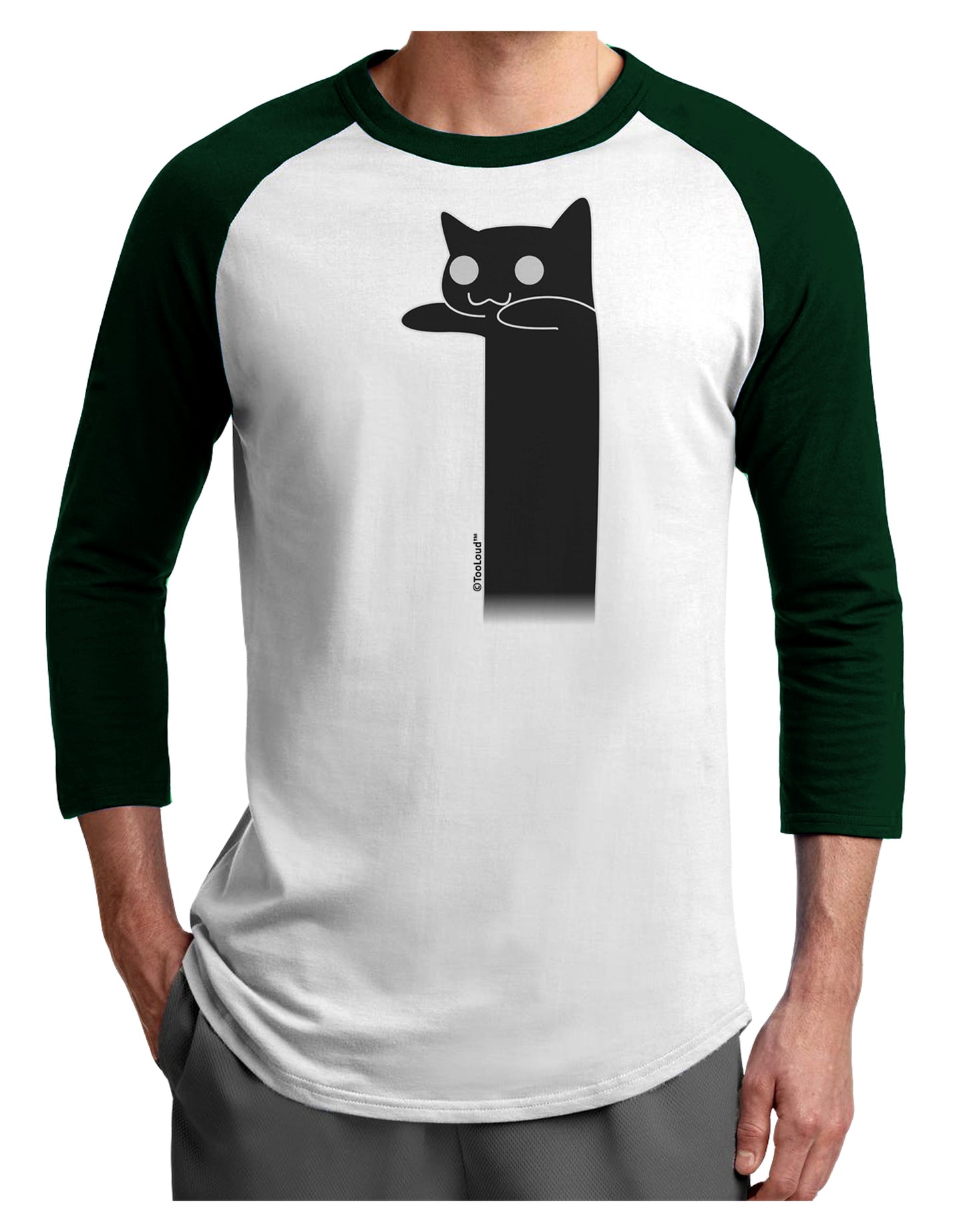 Tacgnol - Internet Humor Adult Raglan Shirt by TooLoud-TooLoud-White-Forest-X-Small-Davson Sales