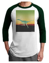 Ornithomimus Velox - Without Name Adult Raglan Shirt by TooLoud-TooLoud-White-Forest-X-Small-Davson Sales