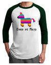 Colorful Pinata Design - Cinco de Mayo Adult Raglan Shirt by TooLoud-TooLoud-White-Forest-X-Small-Davson Sales