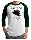 Personalized Cabin 5 Ares Adult Raglan Shirt by-Raglan Shirt-TooLoud-White-Forest-X-Small-Davson Sales