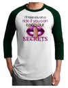 If You Can Keep Our Secrets Adult Raglan Shirt-Raglan Shirt-TooLoud-White-Forest-X-Small-Davson Sales