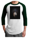 Scary Black Bear Adult Raglan Shirt-Raglan Shirt-TooLoud-White-Forest-X-Small-Davson Sales