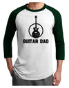 Guitar Dad Adult Raglan Shirt by TooLoud-TooLoud-White-Forest-X-Small-Davson Sales