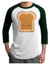 Cute Matching Design - PB and J - Peanut Butter Adult Raglan Shirt by TooLoud-TooLoud-White-Forest-X-Small-Davson Sales