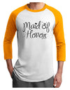 Maid of Honor - Diamond Ring Design Adult Raglan Shirt