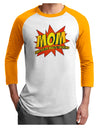 Mom Master Of Multi-tasking Adult Raglan Shirt-TooLoud-White-Gold-X-Small-Davson Sales