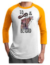 TooLoud To infinity and beyond Adult Raglan Shirt-Mens-Tshirts-TooLoud-White-Gold-X-Small-Davson Sales