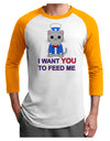 Patriotic Cat I Want You Adult Raglan Shirt by TooLoud-TooLoud-White-Gold-X-Small-Davson Sales