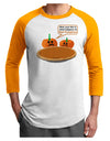 Bad Pumpkins Adult Raglan Shirt-Raglan Shirt-TooLoud-White-Gold-XXX-Large-Davson Sales