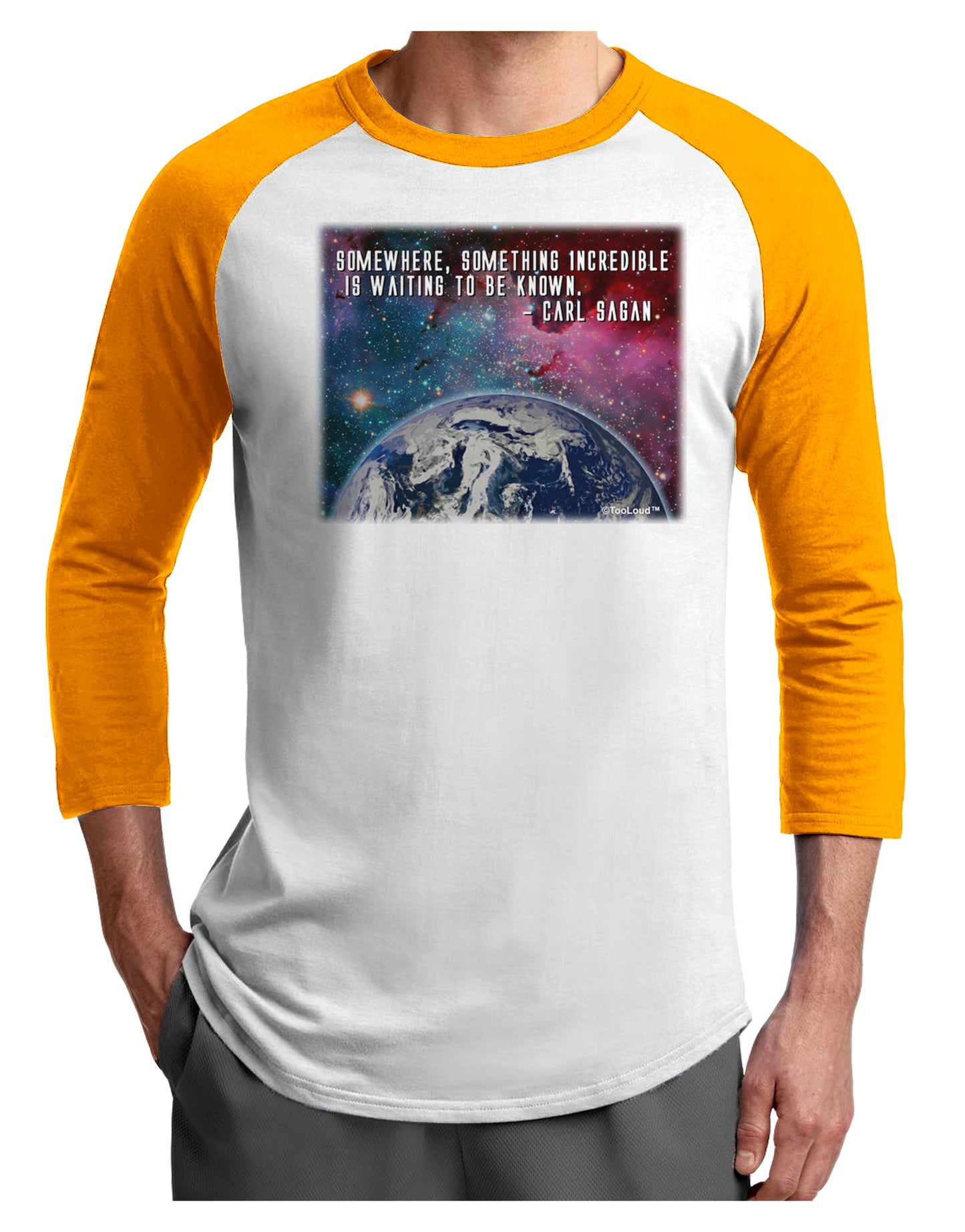 Something Incredible Adult Raglan Shirt-Raglan Shirt-TooLoud-White-Gold-X-Small-Davson Sales