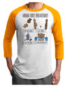 Corona Virus Precautions Adult Raglan Shirt-Mens T-Shirt-TooLoud-White-Gold-X-Small-Davson Sales